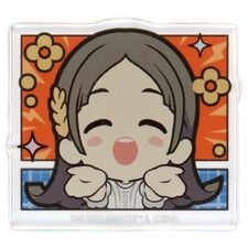 Chinatsu Kuramoto Acrylic Stand Gakuen Idolmaster x Bakudan-yaki 50x50mm