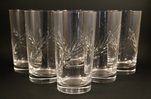 Verres orangeade cristal - 6,