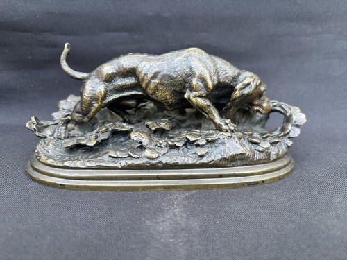 Bronze animalier chien - animalier, de