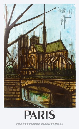Bernard buffet affiche paris - bernard,