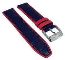 Lotus Chronographe > Bracelet Montre 22mm Cuir Bleu >18589/ 2 18589