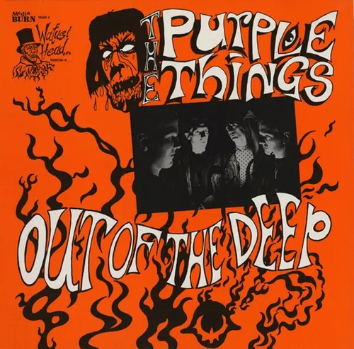 The purple things out - of,