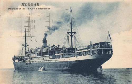Cpa paquebot hoggar - hoggar,