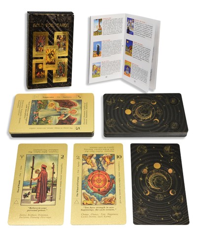 Tarot rider waite feuille - rider, en