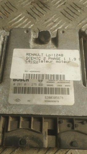 Calculateur moteur renault - calculateur,