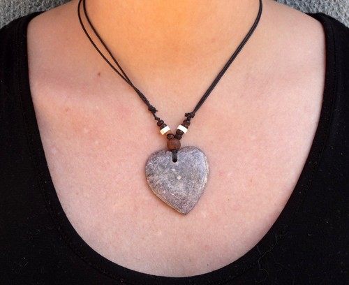 Collier amérindien coeur - collier, en