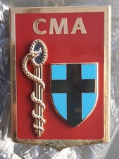 Insigne  CMA TOULON SMF G5294 Centre Médical des Armées Service Santé ORIGINAL