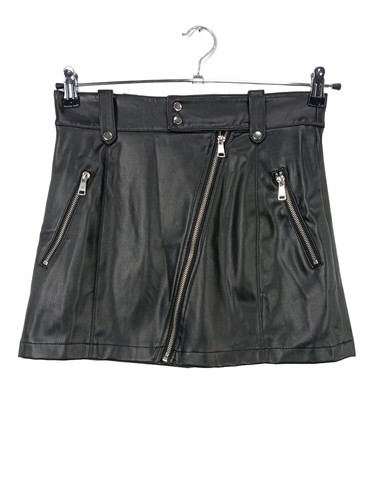 Zara jupe cuir synthétique - cuir,