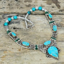 Ancien Motif Turquoise 925