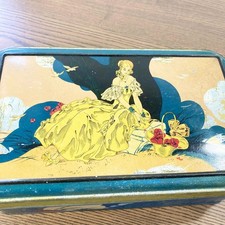 Boîte Publicitaire Art déco en fer lithographié Illustration Princesse 1930