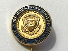 SEAL of the PRESIDENT of the UNITED STATES of AMERICA Pin Badge Lapel Embossed