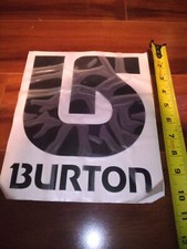 Vintage Burton Snowboard Decal