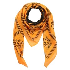 Echarpe en coton Om 2 orange