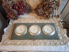 Baromètre / Thermomètre / Hygromètre NAUDET industriel métal - Made in France