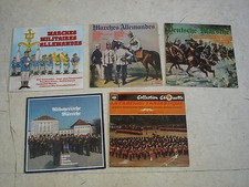 MARCHES MILITAIRES ALLEMANDES + DIVERS- Lot de 5 LP