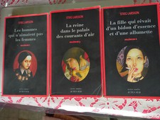  Stieg Larsson : MILLENIUM, LA TRILOGIE 3 livres