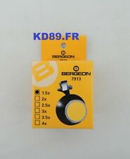 Bergeon 7913-2.5 Loupe d’horloger avec pince pour lunettes Grossissement X 4