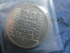 20 Francs Argent 1933 Type Turin