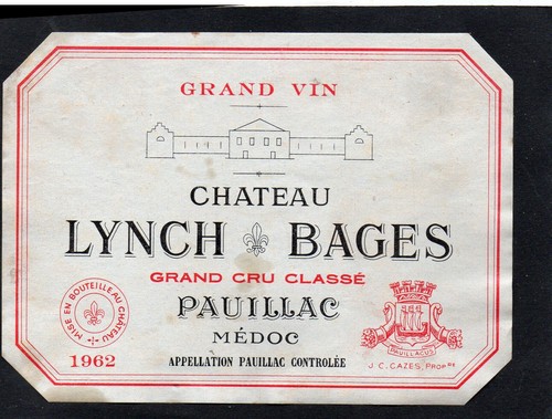 Pauillac gcc etiquette chateau - etiquette,