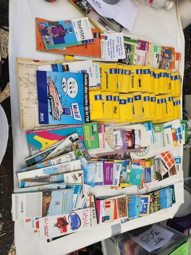 Gros lot cartes routières - 80,