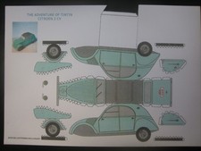 Maquette de la 2cv 2 cv  à