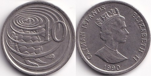 Cents 1990 iles caimans - cents,