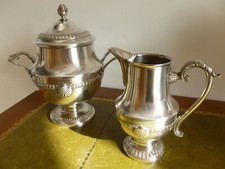 ENSEMBLE EN METAL ARGENTE