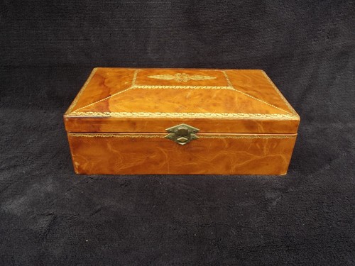 Ancien coffre coffret bois - coffret, en