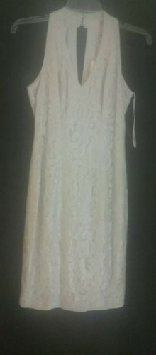 Vintage ivory halter dress by - ivory,