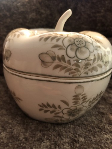 Apple shaped sugar candy bowl - shaped, sugar/candy