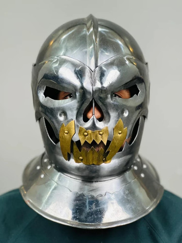 Casque médiéval visage - , de