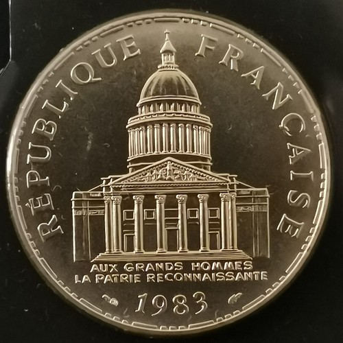 100 francs pantheon - pantheon, 1983