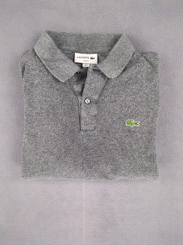 Polo lacoste gris slim - gris,