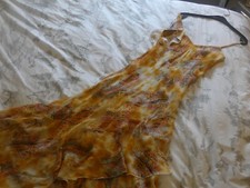 Robe LONGUE MAXI SOIREE DECOLLETEE DOS NU Femme Taille 38 Jaune Rose