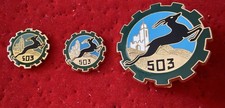 Lot insigne militaire 503  Ieme  rgt du train  2  Pin’s 1 Broche