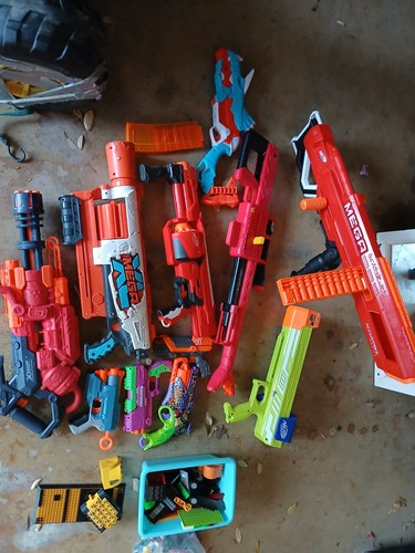 Nerf gun lot sniper - lot,, w/scope