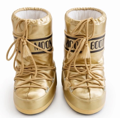 Moon boot gold - gold, snow
