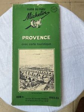 GUIDE VERT MICHELIN - PROVENCE - 1952