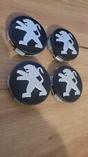 4× Centre de roue Peugeot 60mm cache moyeu de jante Peugeot Capuchon, cabochon