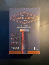 Gillette King C Gilette Style Master XT3000 Tondeuse Barbe Rechargeable 3 Sabots