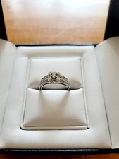 Bague Mauboussin Chance Of Love n°1 Or blanc 18 carat taille 51 