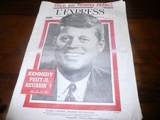 JOURNAL L'EXPRESS REPRODUCTIONS DE DIVERS ARTICLES 1959 à 1964