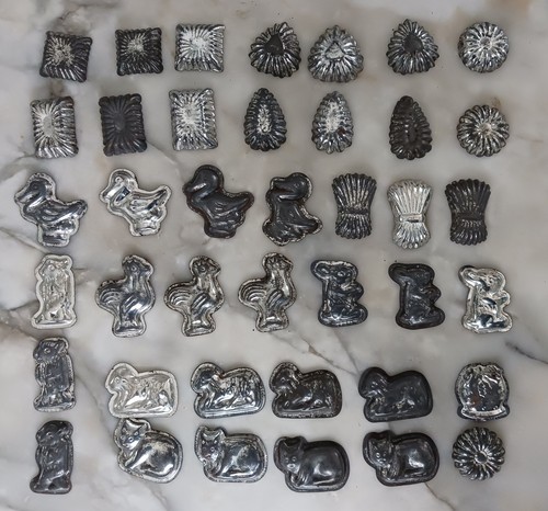 Lot anciens moules - de,
