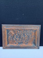 Ancien Tableau En Cuivre