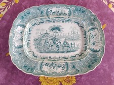 Plat rectangle faience - plat,