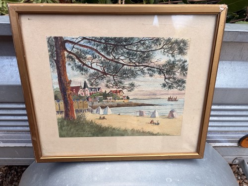Magnifique aquarelle vue - aquarelle,
