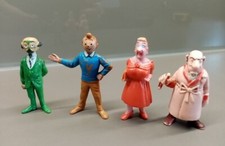 LOT 4 FIGURINES TINTIN ESSO