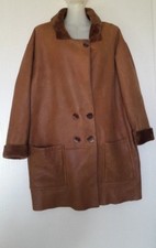 ARMAND VENTILO MANTEAU EN PEAU LAINÉE VÉRITABLE FR40- EU38 PRIX BOUTIQUE €1860 