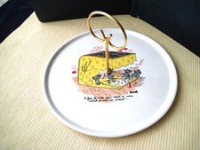 Plateau à fromage avec dessin de Barberousse en décor