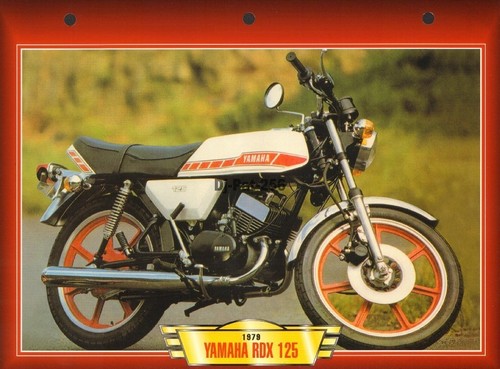 Fiche moto yamaha 125 - fiche,
